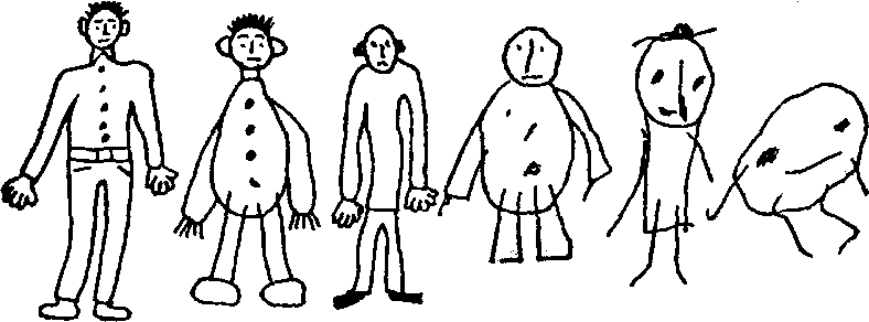 Этапы эволюции рисунка человека